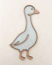 Load image into Gallery viewer, Decorative duck shape on a beige background