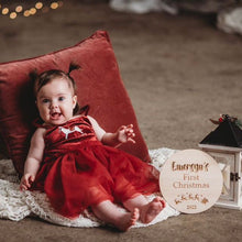 Load image into Gallery viewer, My First Christmas Plaque