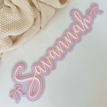 Load image into Gallery viewer, Triple Layer Name - Feature Bow