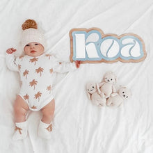 Load image into Gallery viewer, Triple Layer Name Wood