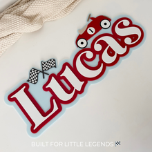 Load image into Gallery viewer, Vintage Car Name Sign