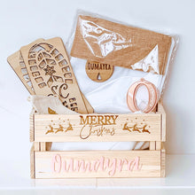 Load image into Gallery viewer, Christmas Wood Crates