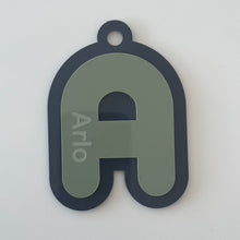 Load image into Gallery viewer, Bubble Letter Bag Tags