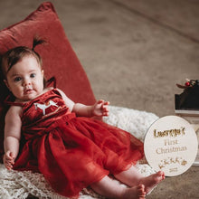 Load image into Gallery viewer, My First Christmas Plaque
