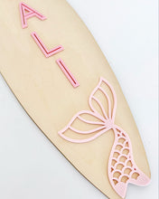 Load image into Gallery viewer, Mermaid Tail Surfboard Plaque
