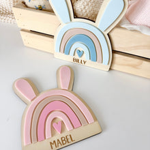 Load image into Gallery viewer, Rainbow Easter Crate PLAQUE ONLY