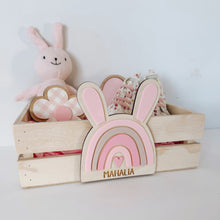 Load image into Gallery viewer, Rainbow Easter Plaque + Crate