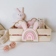 Load image into Gallery viewer, Rainbow Easter Plaque + Crate