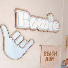 Load image into Gallery viewer, Triple Layer Name Wood