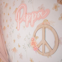 Load image into Gallery viewer, Peace Flower Sign