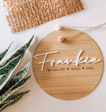 Load image into Gallery viewer, Newborn Name Plaques