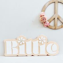 Load image into Gallery viewer, Swirl Double Layer Name