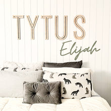 Load image into Gallery viewer, Two Name Wall Feature - Inline