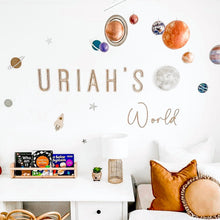 Load image into Gallery viewer, Planet themed Name Sign - NEW!