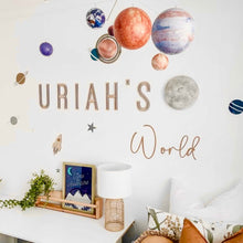 Load image into Gallery viewer, Planet themed Name Sign - NEW!