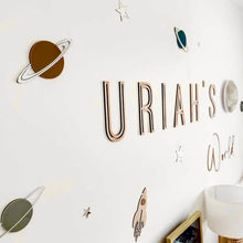 Load image into Gallery viewer, Planet themed Name Sign - NEW!