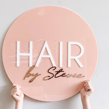 Load image into Gallery viewer, Custom Round Business Sign