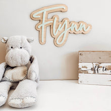 Load image into Gallery viewer, Double Layer Name Wood