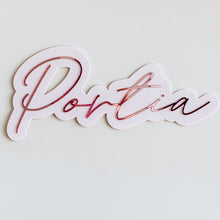 Load image into Gallery viewer, Double Layer Name