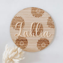 Load image into Gallery viewer, Sunflower Name Round