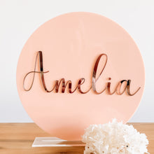 Load image into Gallery viewer, Acrylic Single Name Plaque