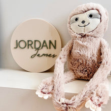 Load image into Gallery viewer, Acrylic Double Name Plaque