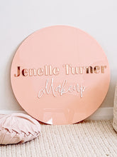 Load image into Gallery viewer, Custom Round Business Sign