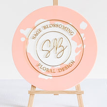 Load image into Gallery viewer, Custom Round Business Sign