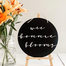 Load image into Gallery viewer, Custom Round Business Sign