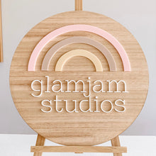 Load image into Gallery viewer, Custom Wood and Acrylic Business Sign