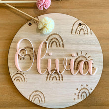 Load image into Gallery viewer, Rainbow Name Round