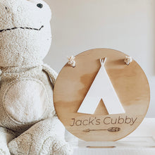 Load image into Gallery viewer, Timber Cubby House / Room Signs