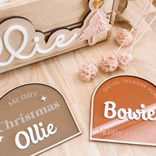 Load image into Gallery viewer, Christmas Crate - coloured arch design
