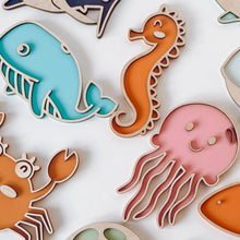 Load image into Gallery viewer, Sea life 3D Wallies
