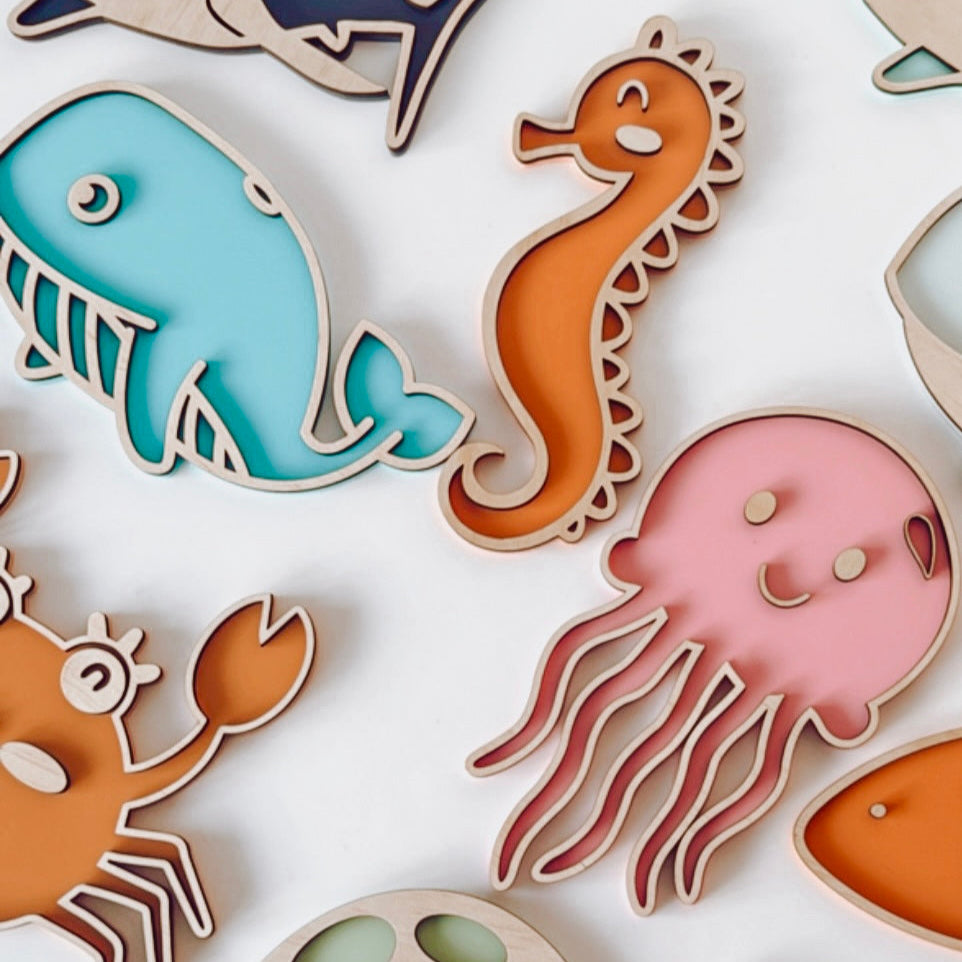 Sea life 3D Wallies