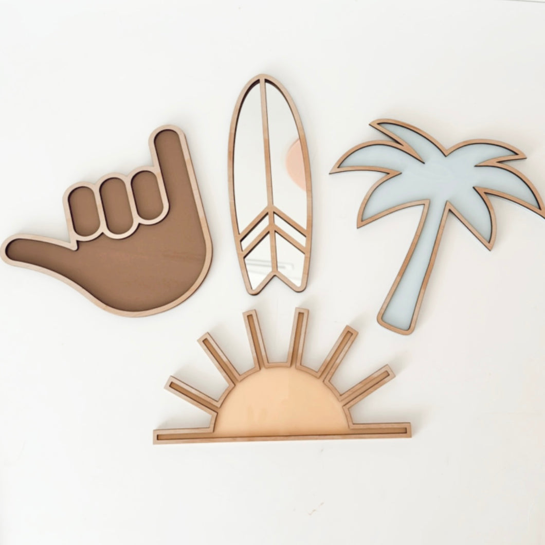Surf Set 3D Wallies