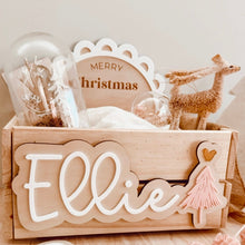 Load image into Gallery viewer, Christmas Crate - Tree Heart Design
