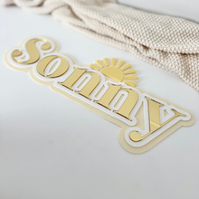 Load image into Gallery viewer, Sun Triple Layer Name
