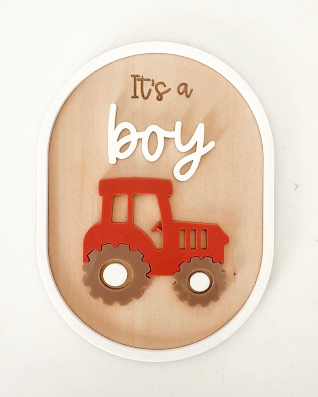 Gender Reveal truck Plaque
