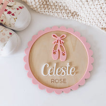 Load image into Gallery viewer, Ballet Name Announcement Plaque

