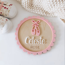 Load image into Gallery viewer, Ballet Name Announcement Plaque
