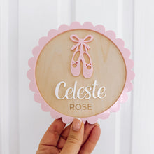 Load image into Gallery viewer, Ballet Name Announcement Plaque
