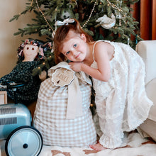 Load image into Gallery viewer, Personalised Gingham Santa Sacks
