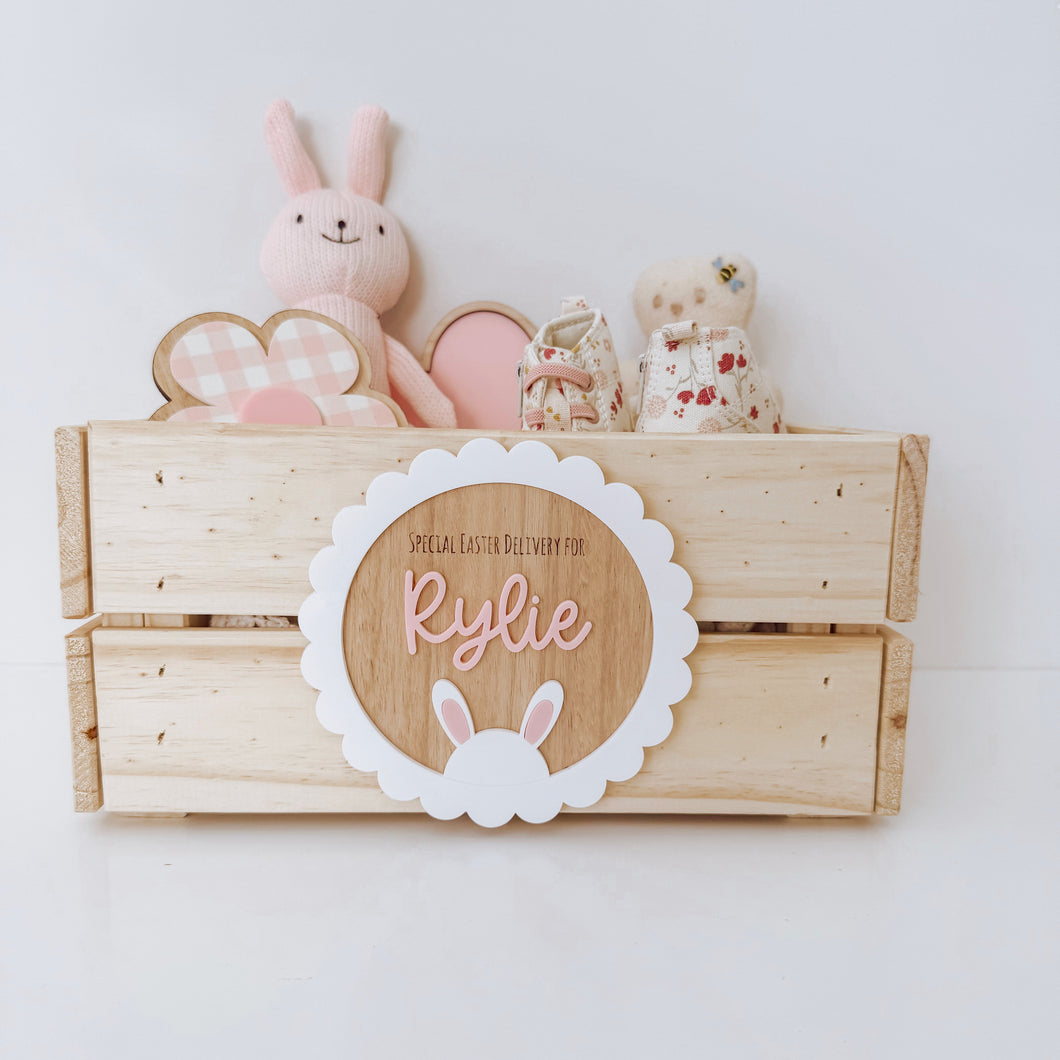 Easter Bunny Crate