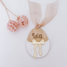 Load image into Gallery viewer, Personalised Bow Easter Tag
