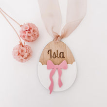 Load image into Gallery viewer, Personalised Bow Easter Tag
