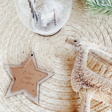 Load image into Gallery viewer, Double layered Star Christmas ornament
