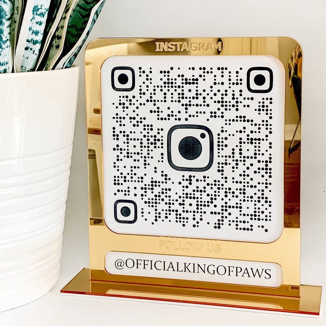 QR Code Display Stand