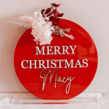 Load image into Gallery viewer, Merry Christmas Sign
