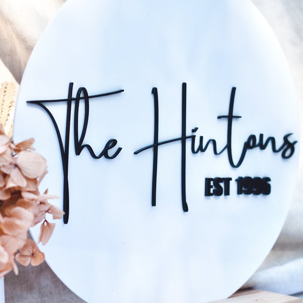 Wedding Name Round